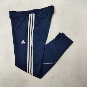 Adidas Track Pants Womens S Blue Tiro 23‎ Soccer Tapered Zip Pocket Gym HS3539